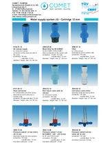 pump adapters, filters, non-return valves, pressure switches, distributors
