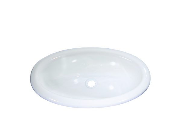 S8702.06.00 Wash-bowl oval white glossy
