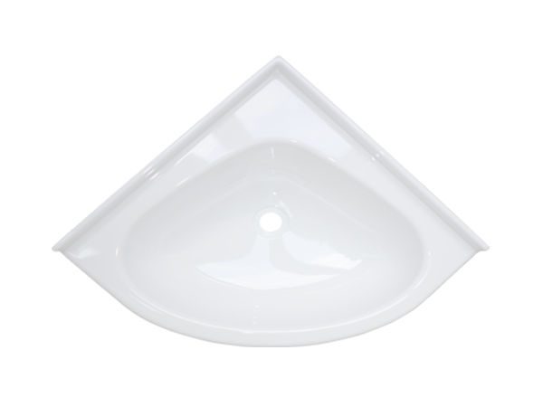 S8716.06.00 Corner washbasin MINI white