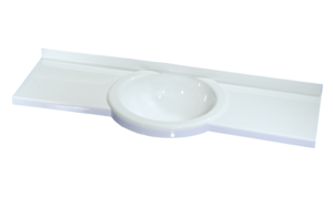 S8713.06.00 Washbasin long with round bowl white
