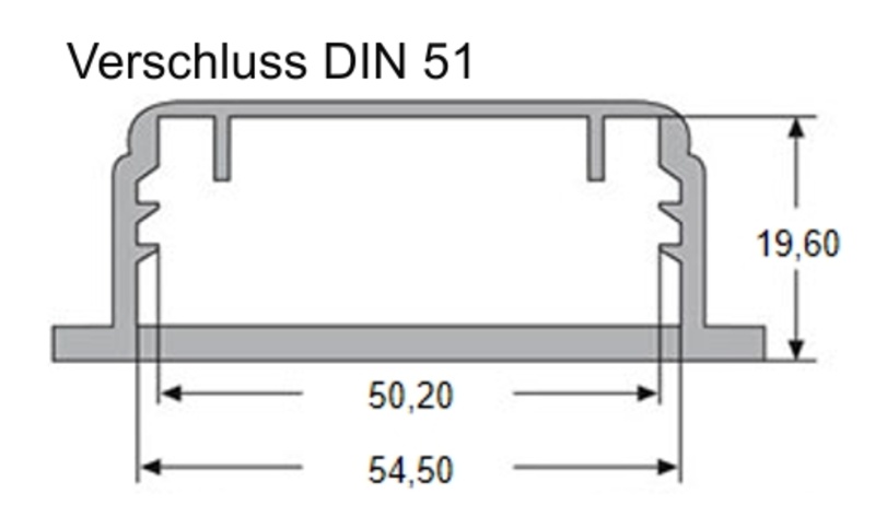 Comet Schraubdeckel DIN 96 mit Abwasserschlauch