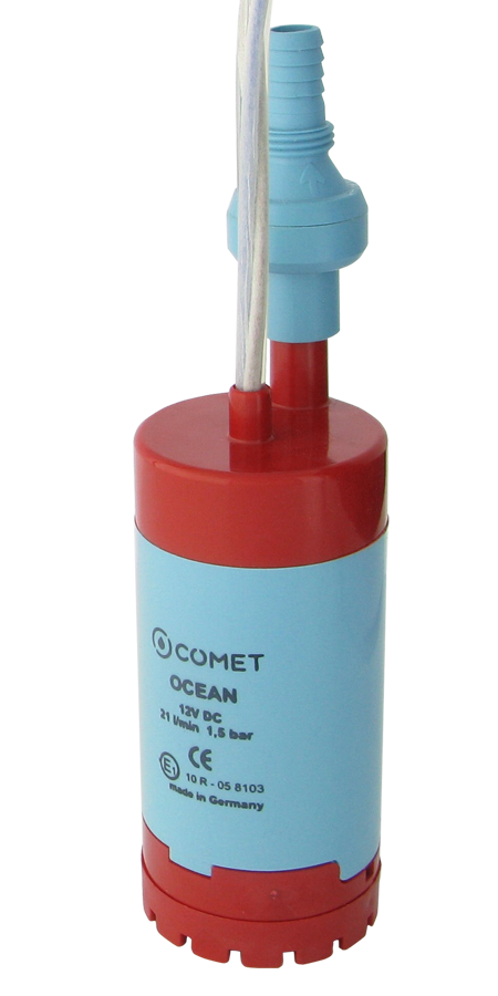 S1120.90.00 Tauchpumpe OCEAN mit entlüftetem Rückschlagventil und Filter